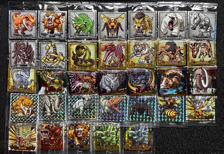 Amazon | 最強王図鑑 デフォルメシール vol.1 33種 セミ